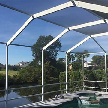 screen pool enclosure_outdoor screen enclosure_pool screen